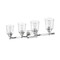 Z-Lite Bohin 4 Light Vanity, Chrome And Clear Seedy 464-4V-CH - alternate 5